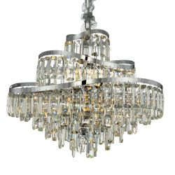 Citilux NAIAD CL315161 Люстра хрустальная подвесная Хром