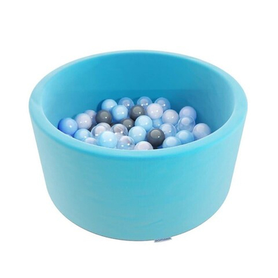 Детский сухой бассейн Romana Airpool Easy Бирюзовый с розовыми шариками