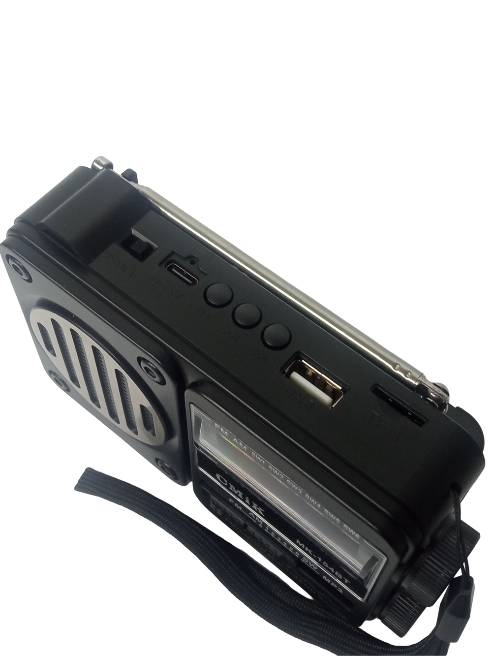 Радиоприемник с MP3 плеером,Bluetooth +фонарь CMiK MK-154BT