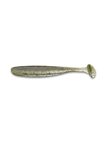 Приманка силиконовая Keitech Easy Shiner 4" PAL #01 Chartreuse Red Flake, 3 упаковки по 7 штук