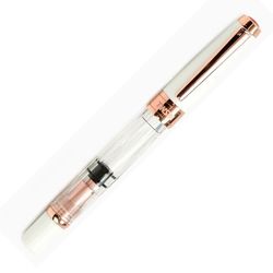Ручка перьевая TWSBI Diamond 580 RG II Fountain Pen белая с пером M (M7449030)