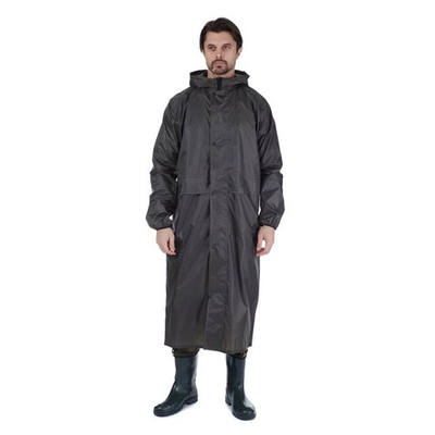 Плащ Skadi влагозащ. проклеен. Роса, ткань Taffeta PU 3000 мм, цв. хаки, р. 48-50   MB-SK-15