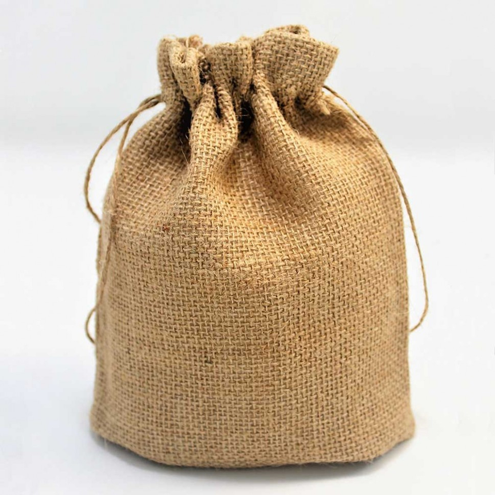 Мешочек 18х23см Мешковина (Коричневый)