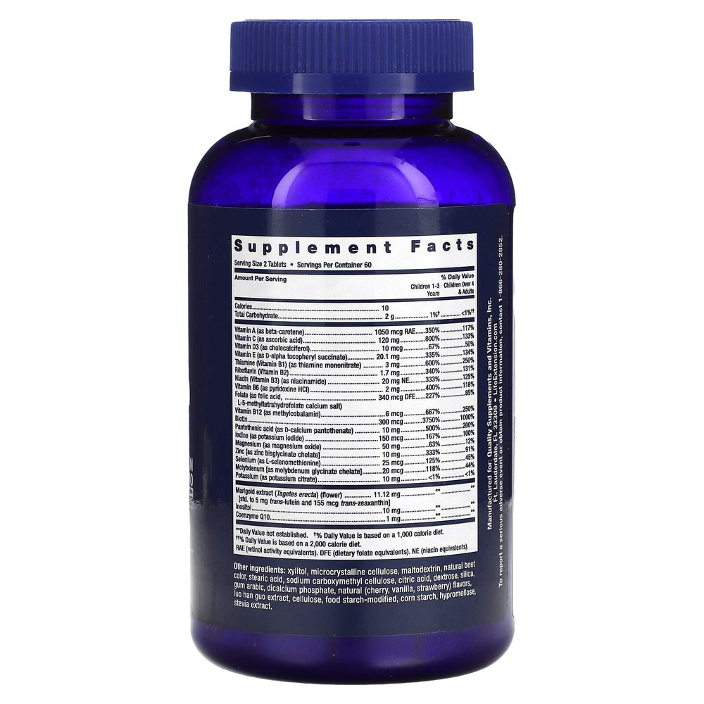 Life Extension, Children's Formula, Life Extension Mix™, натуральные ягоды, 120 жевательных таблеток