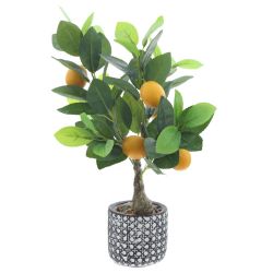 GAEM Дерево искусственное "Лимон", L30 W20 H42 см