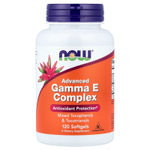 NOW Foods, Gamma E Complex, комплекс с витамином E и гамма-токоферолом, улучшенный, 120 капсул
