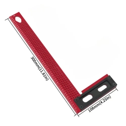 FNICEL Линейка/угольник 300мм, Алюминий