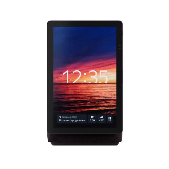 Умная колонка Яндекс Станция Дуо Макс с Алисой с Zigbee Красный