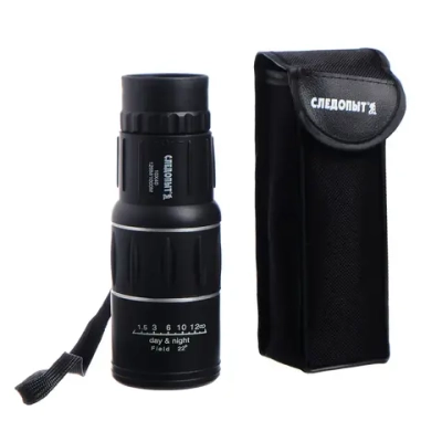 Монокуляр "Следопыт", 10х40, черный, 54*42*150 мм, 245 гр., в чехле