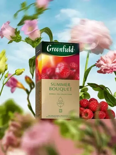 Чай в пакетиках фруктовый Greenfield Summer Bouquet, 25 шт