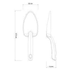 Лопатка Tramontina 78108011 садовая широкая пластиковая | Tramontina