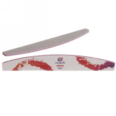 Пилка для ногтей наждачная в пакете «Professional - Gradient» абр. 150/150, полумесяц, цвет в ассортим., 17,8*2,8см