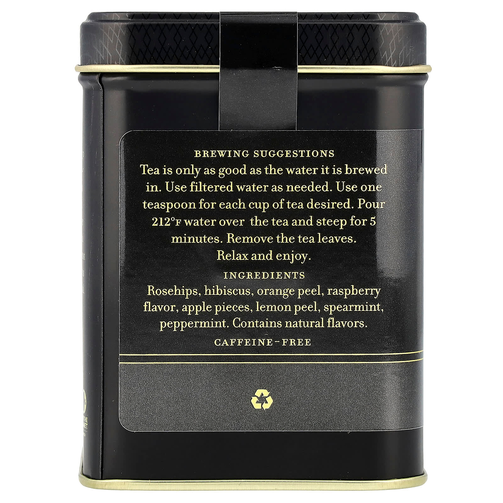 Harney & Sons, травяной чай, малина, без кофеина, 112 г (4 унции)