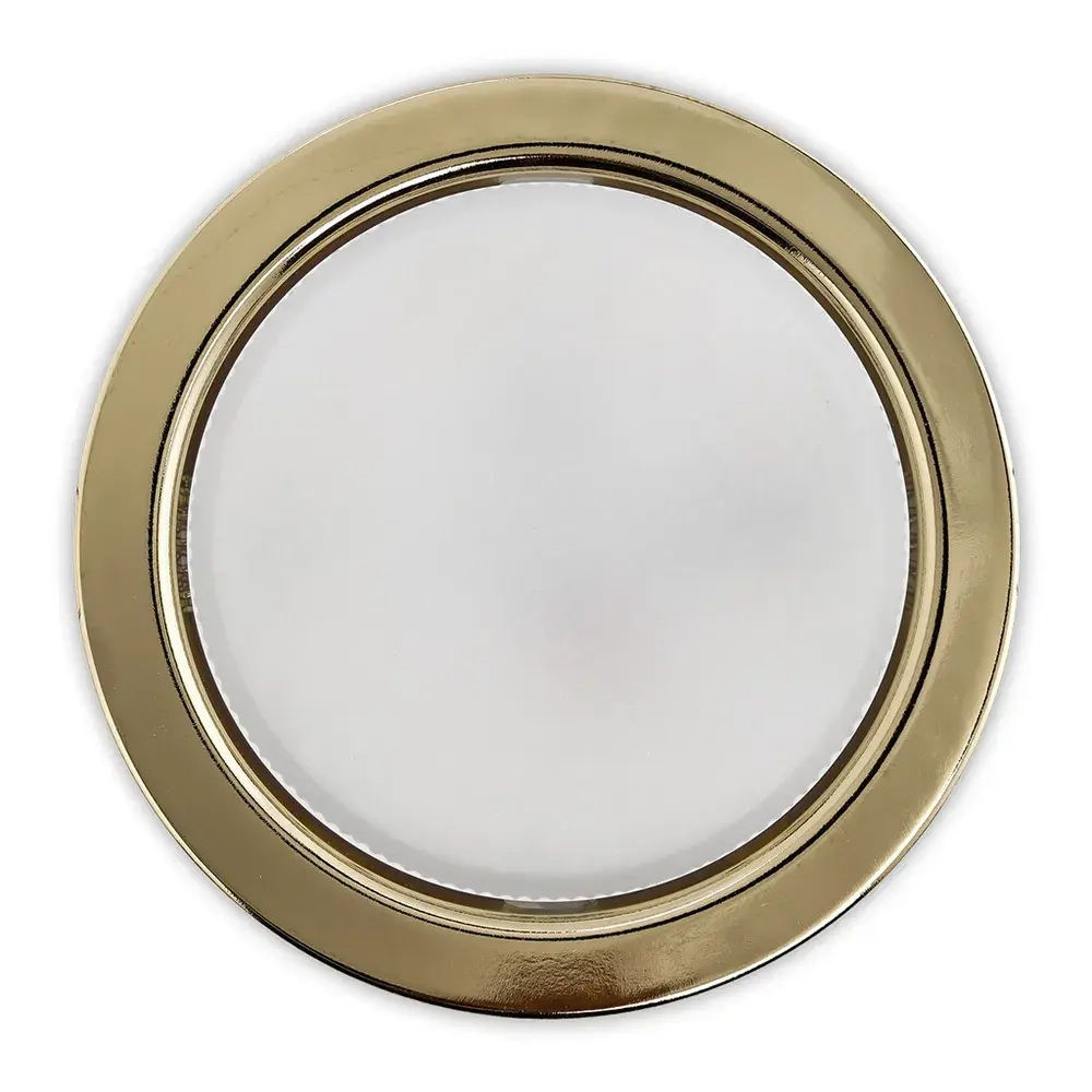 Встраиваемый потолочный светильник под лампу GX53, золотой, без лампы