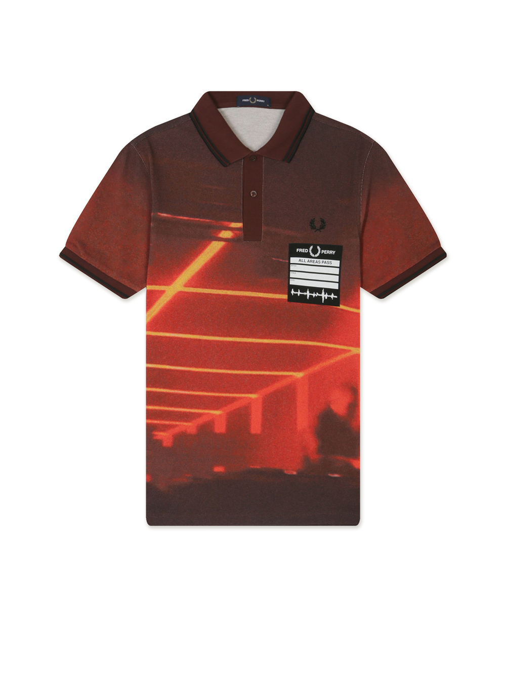 Мужская Рубашка-поло Graphic Print Fred Perry