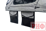 Палатка на крышу автомобиля РИФ Soft RT02-120, тент серый, 400 гр., 120х240х115 см