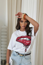 Футболка оверсайз с принтом длинная4