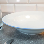 Тарелка 200мм мелкая форма Идиллия Палитра синяя