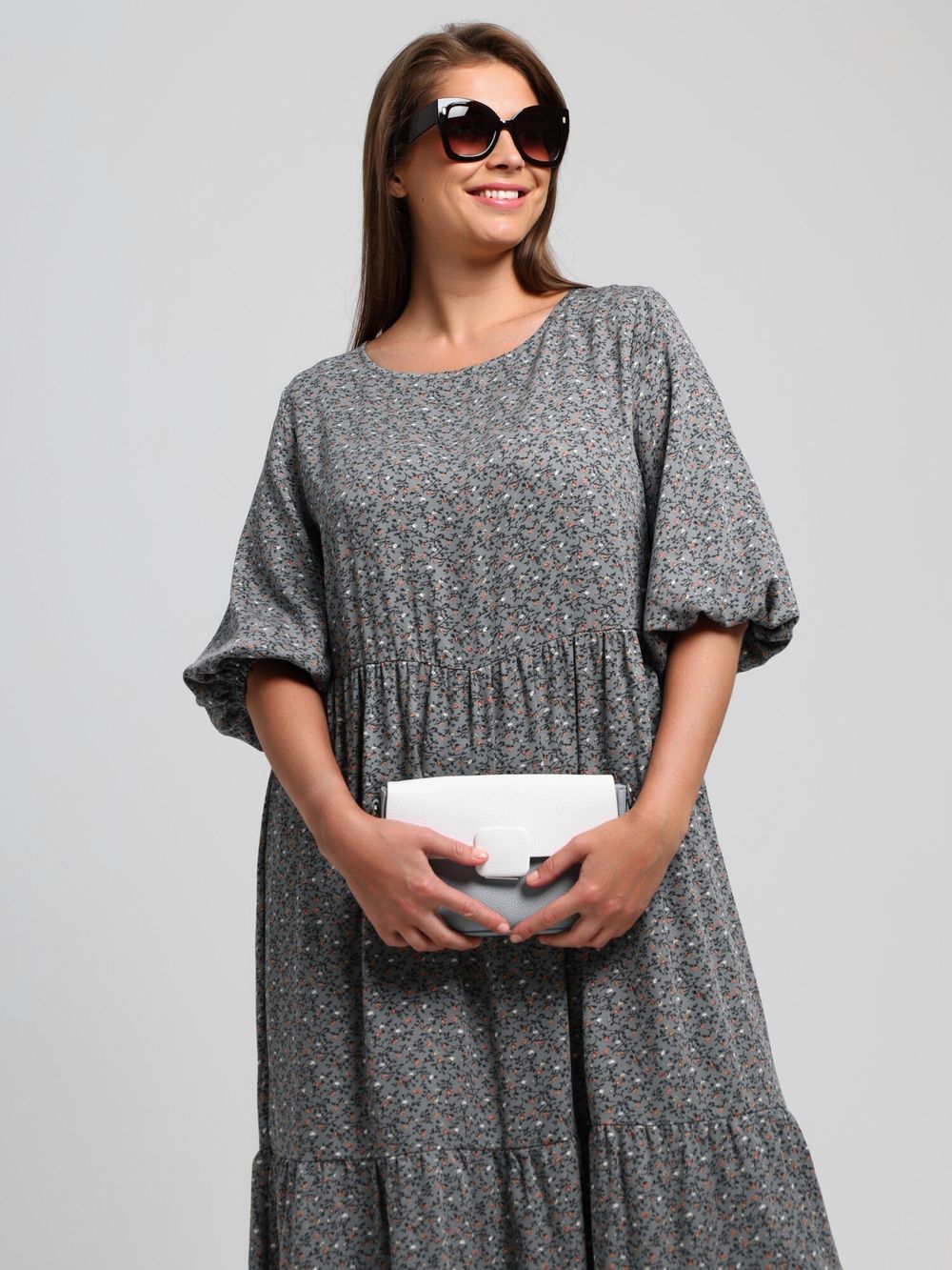 Платье Авантаж Виотекс СЕРЫЙ