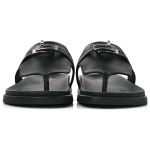 Hermes Empire Calfskin Functional Style Fashion Sandals Women's Black, H221074Z 02