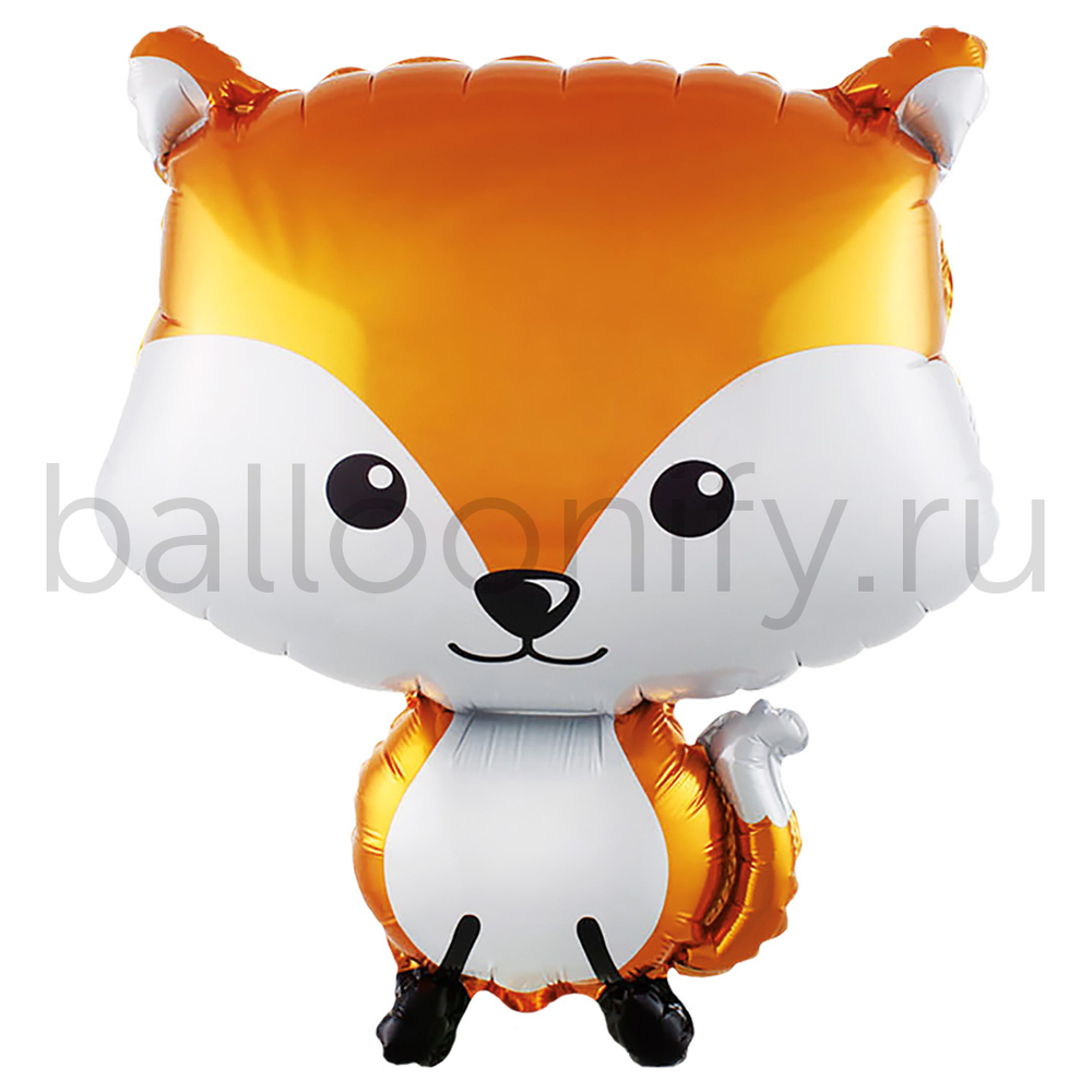 Шар (25''/64 см) Фигура, Лесная Лиса, 1 шт.