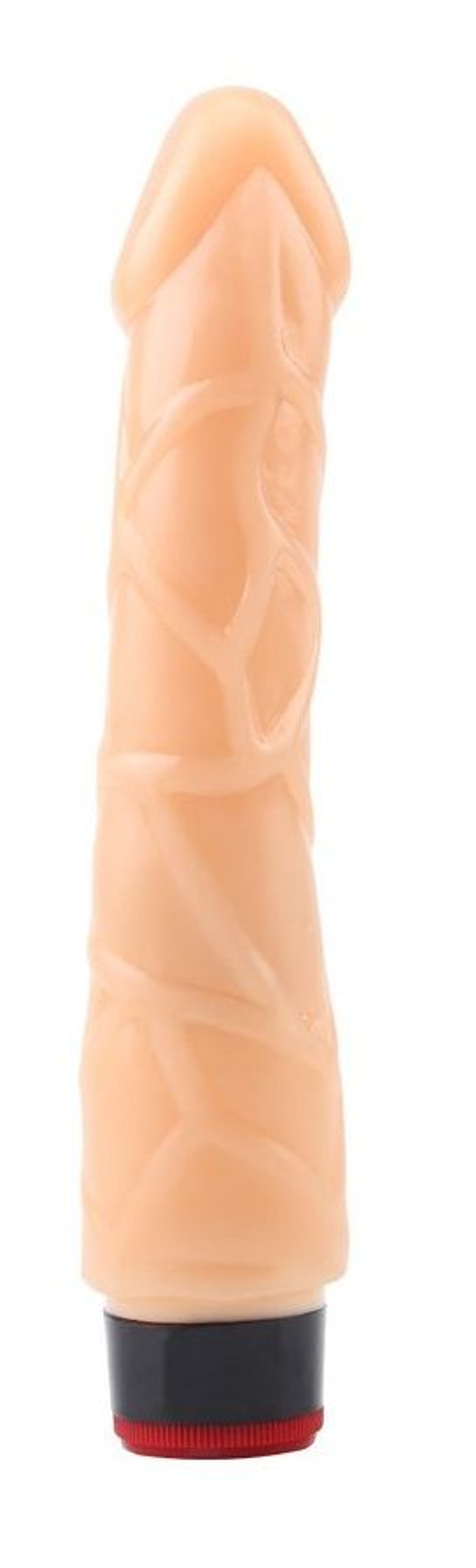 Телесный вибратор-реалистик 9” Vibe Cock - 22 см. (Цвет: телесный)