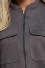 Бомбер Александра (тёмно-серый) Б13273-2М LT Collection