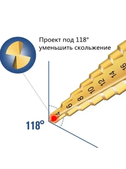 3 шт Ступенчатое сверло 3-12 мм 4-12 мм 4-20 мм набор буровых инструментов