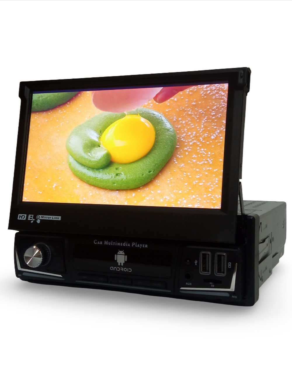 Автомагнитола с выдвижным экраном 7"Android 2+64GB Ruych N7