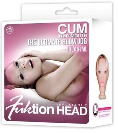 Надувная голова для фаллостимуляции (Цвет: телесный)