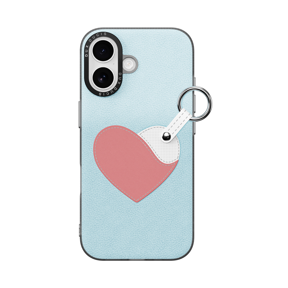 Чехол синего цвета (Love Edition) для iPhone 17, серия Luvy Series Case (со съемным ремешком) от Dux Ducis