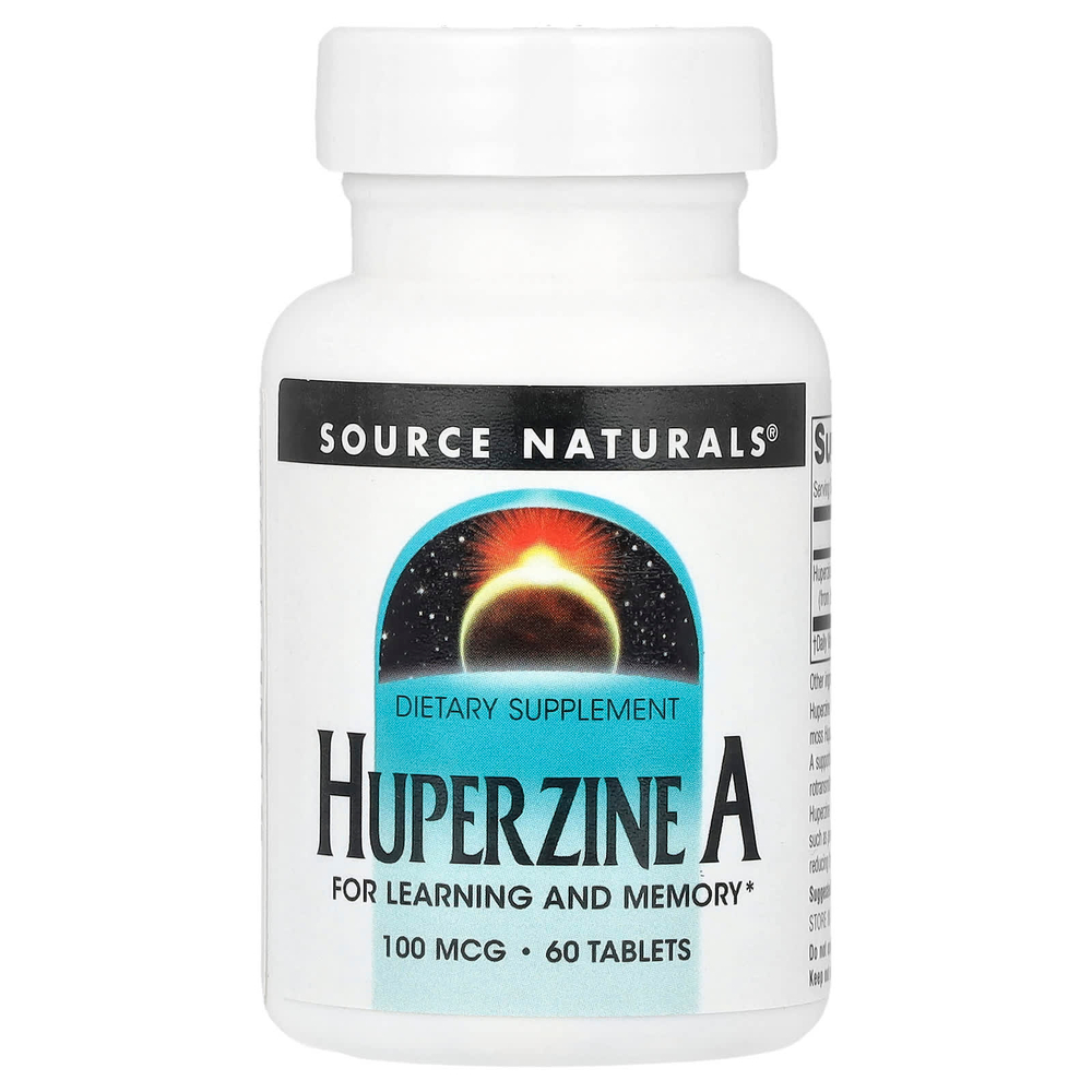 Source Naturals, Гуперзин A, 100 мкг, 60 таблеток