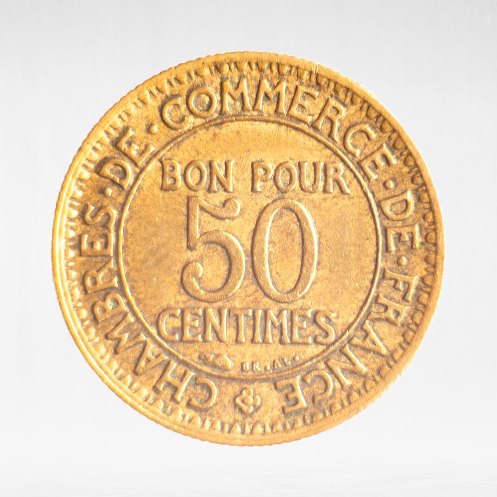 France, 50 Centimes 1926 - Chambers of Commerce, VF