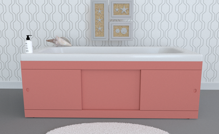 Экран под ванну раздвижной TR-4-113 ванда матовый