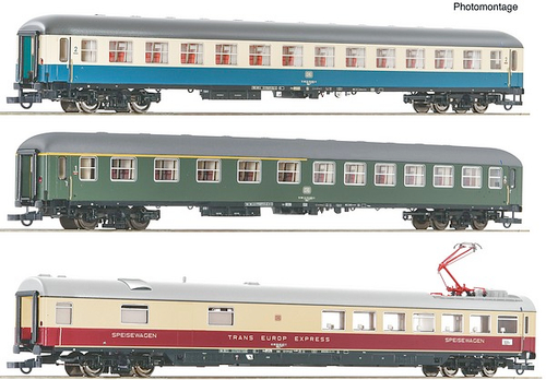 Набор из трех пассажирских вагонов D 377 Hispania Express DB