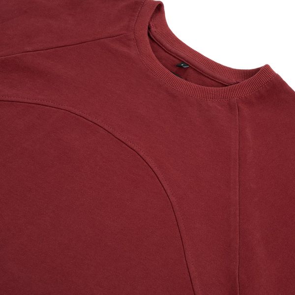 Футболка «Waveform» Raglan Kimono бордовая - фото 4