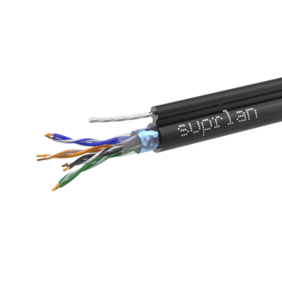FTP Cat.5e 4x2xAWG24 Cu PE Premium Outdoor T-FG8 (трос) SUPRLAN