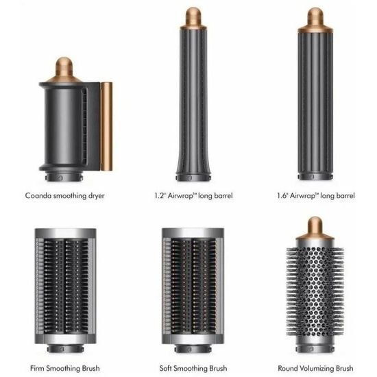 Dyson Airwrap Complete Long (HS05) Bright Nickel/Bright Copper