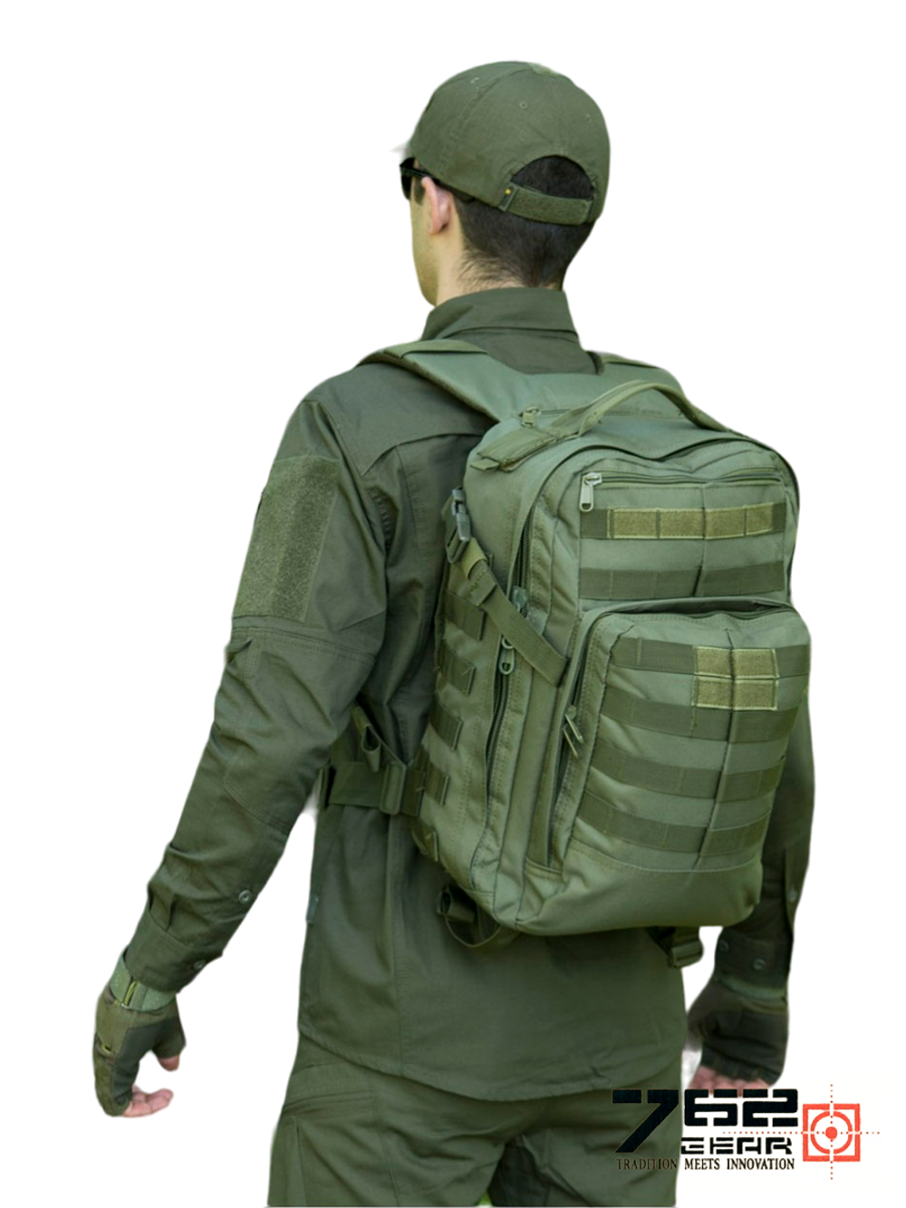 Рюкзак тактический Tactica 7.62 Gear Striker, 20 л (630). Олива