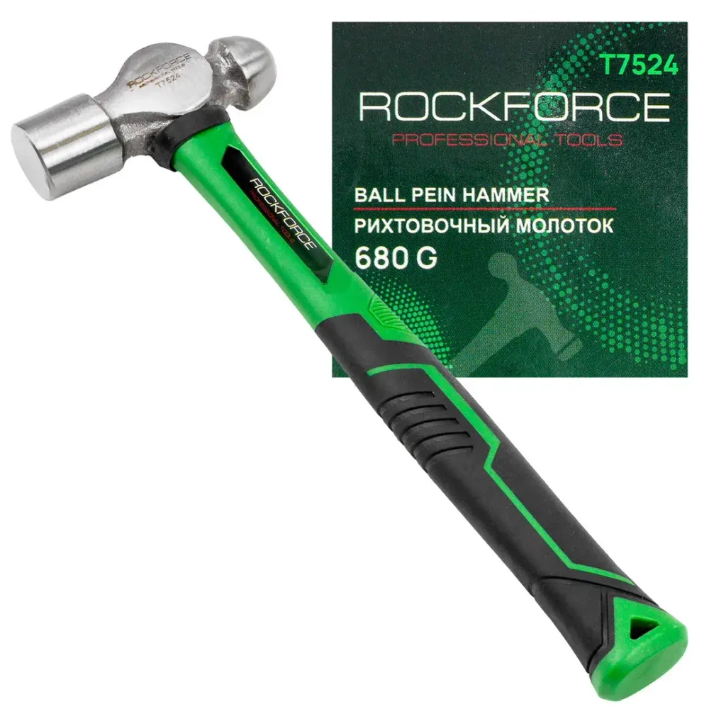 Молоток рихтовочный 680гр. RockForce RF-T7524