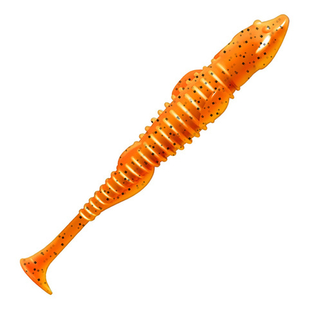 Приманка ZUB-ROCKER  90мм(3,5")-5шт, (цвет 250) морковный с блестками