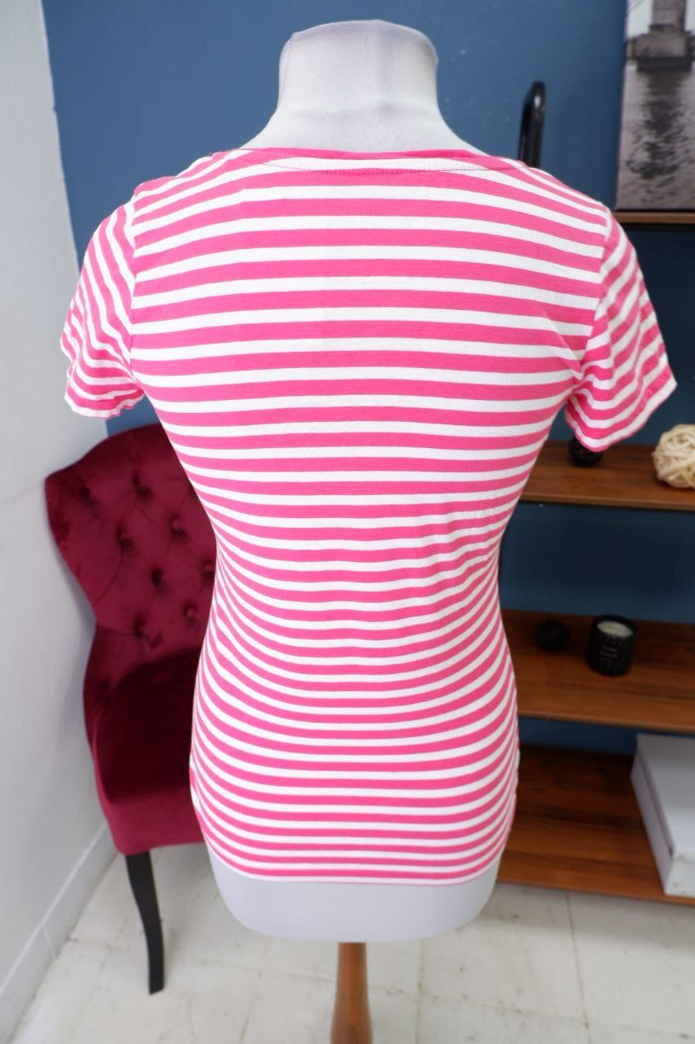 Футболка Janina в полоску 42 размер