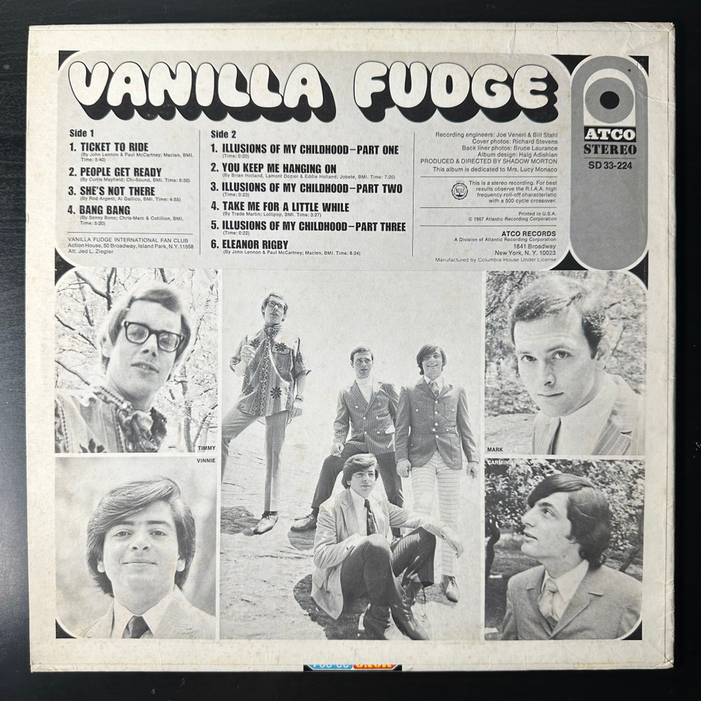 Vanilla Fudge ‎– Vanilla Fudge (США)