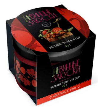 Топпинг для Брускетт "Вяленые томаты и сыр" 90гр.