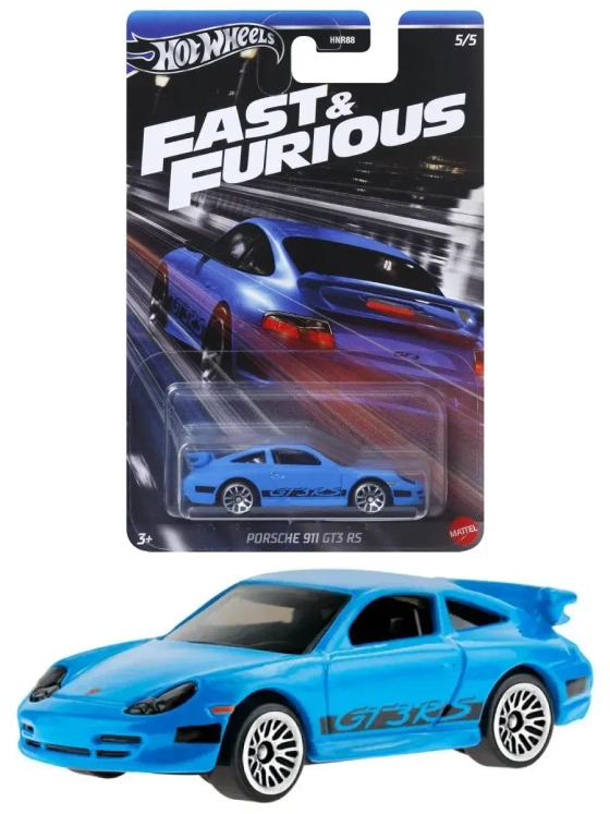 Машинка Хот Вилс Porsche 911 GT3 RS HNR88 HRW55