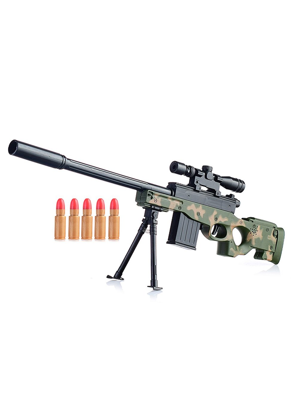 Игрушечное оружие Автомат Полиция-2 с мягкими пулями (W999)