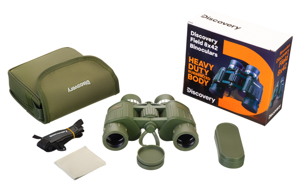 Бинокль Levenhuk Discovery Field 8x42