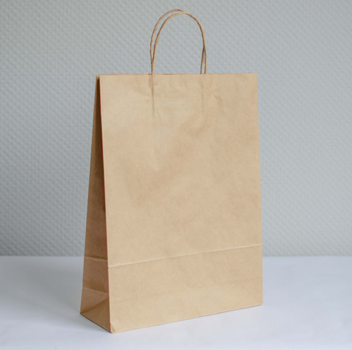 Крафт-пакет с ручкой