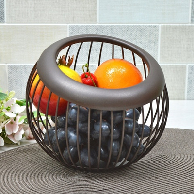 Фруктовница 20см металлическая, 401-083