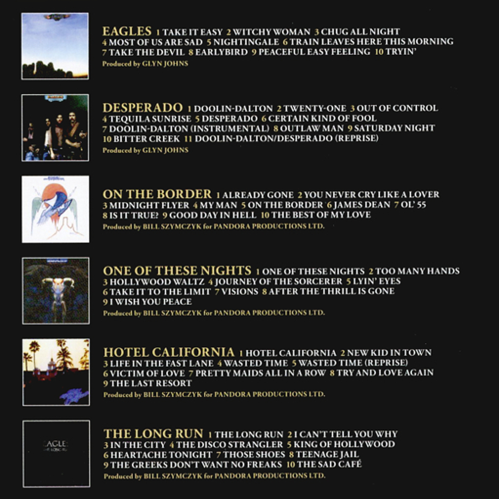 Eagles / The Studio Albums 1972-1979 (6CD)